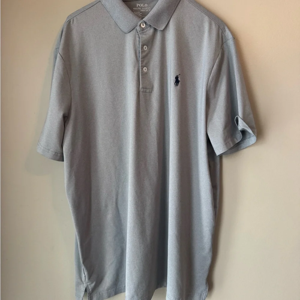 Polo by Ralph Lauren Light Gray Men's Polo Shirt